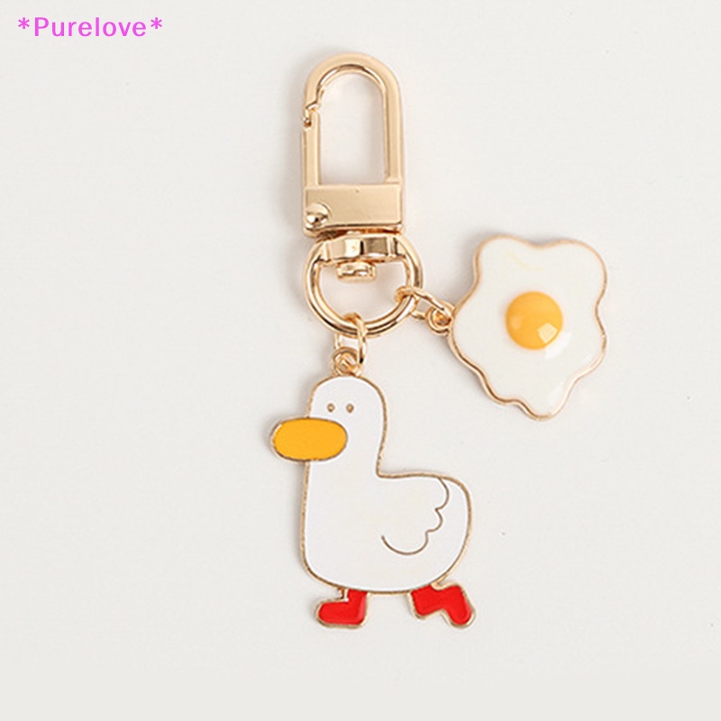 Móc Khóa Hình Quả Trứng Vịt Ngộ Nghĩnh Mới