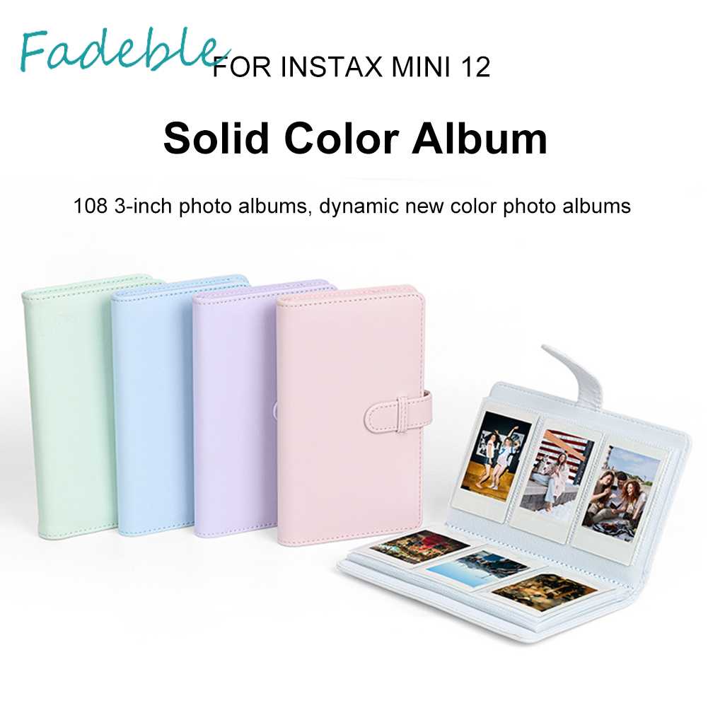 Album Ảnh 108 Tấm Thẻ Màu Xanh Lá / Hồng Dung Tích Lớn