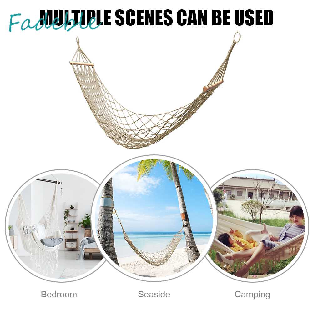 Võng Lưới Chất Liệu Cotton Treo Sân Vườn