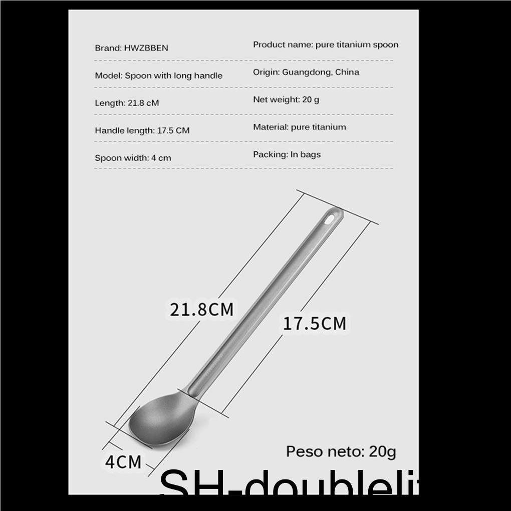 Bộ Dụng Cụ Muỗng Nĩa Siêu Nhẹ Tiện Dụng Mang Theo Du Lịch Dã Ngoại