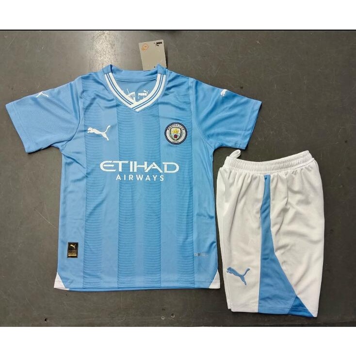 Bộ Đồ Thể Thao Đội Nhà Manchester City 23 / 24 Cá Tính Cho Người Lớn Và Trẻ Em