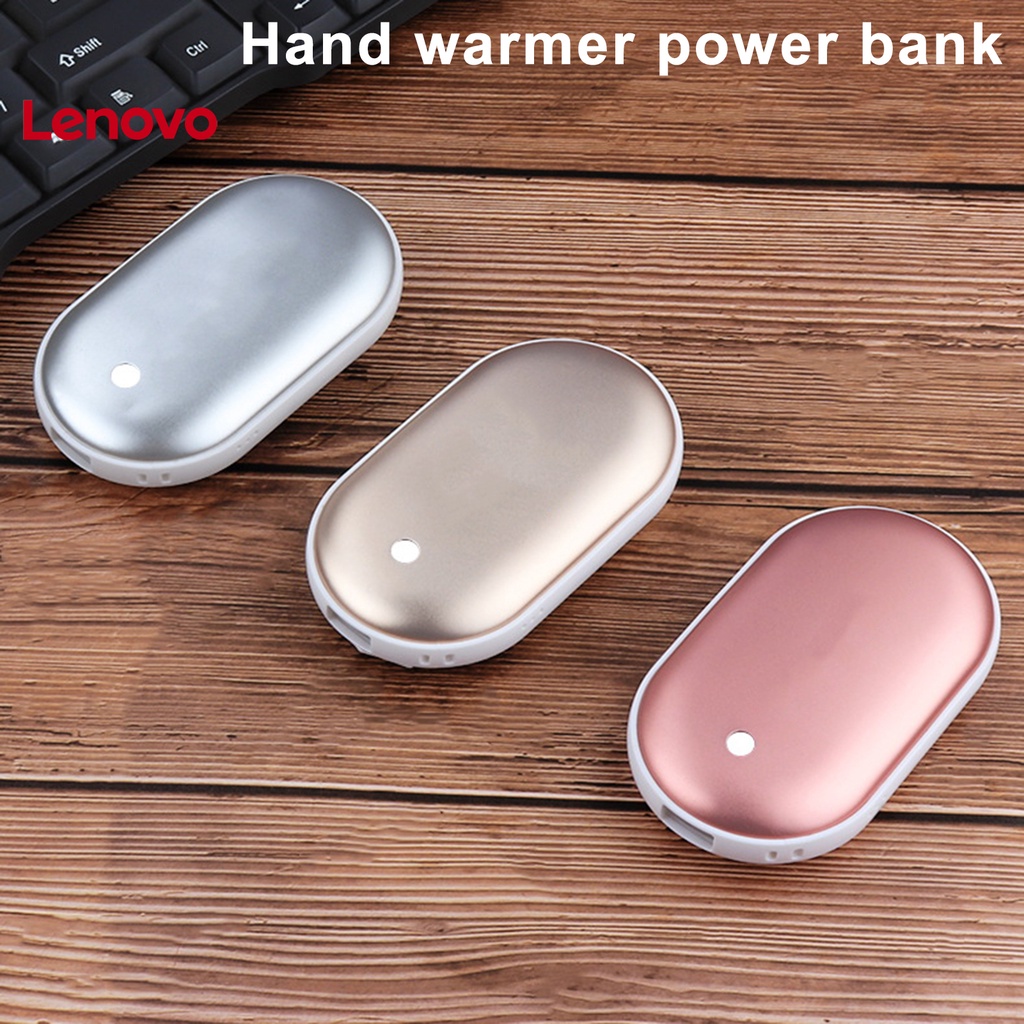 Thiết Bị Làm Ấm Tay LENOVO 5200mAh Đa Năng Tiện Dụng Cho Cắm Trại Ngoài Trời Xiaomi HUAWEI iPhone SAMSUNG