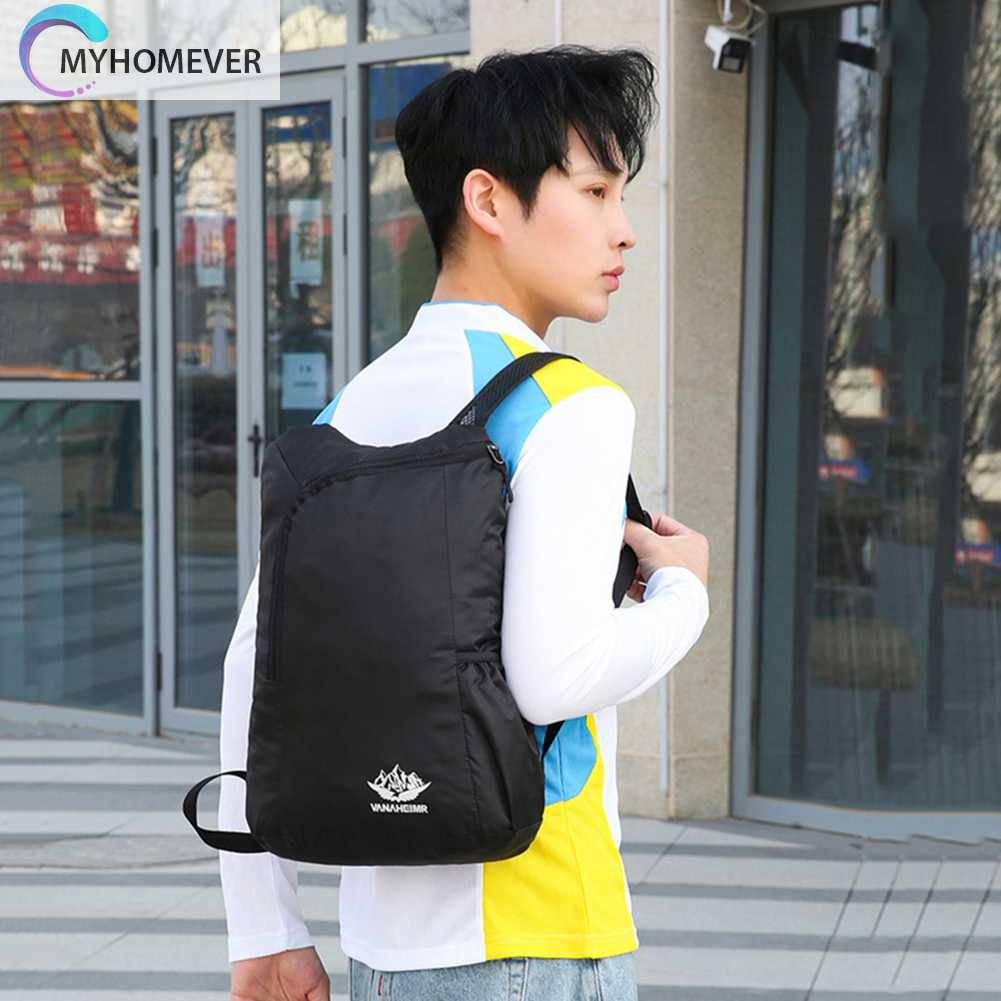 Ba Lô Nylon Sức Chứa Lớn Có Thể Gấp Gọn Tiện Dụng Cho Văn Phòng / Du