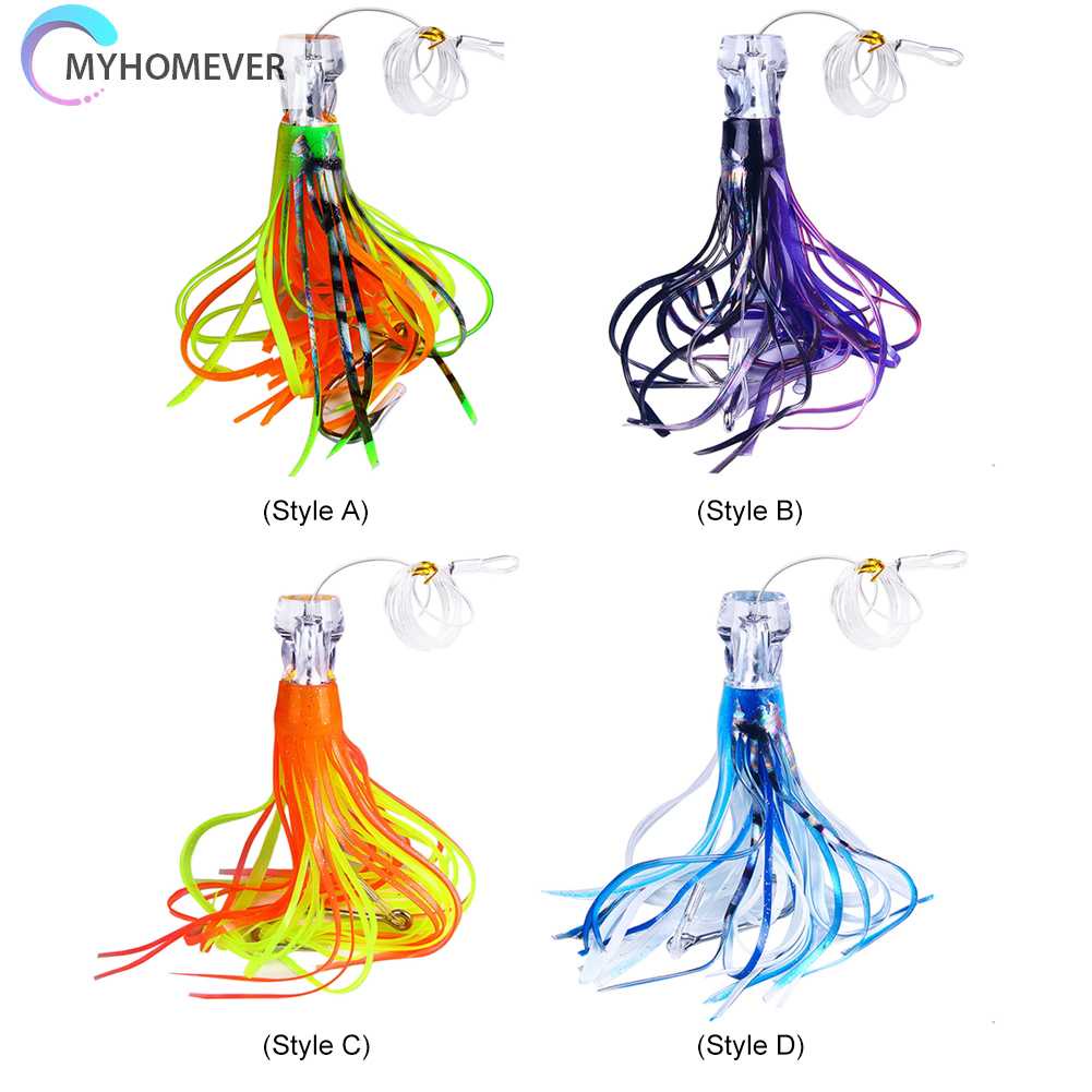 Mồi Câu Cá Giả Hình Bạch Tuộc Mềm Mại 22cm 100g