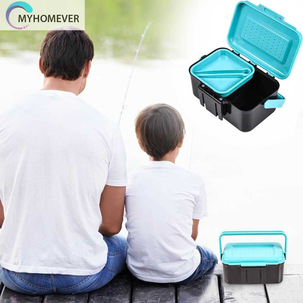 Hộp Đựng Mồi Câu Cá Bằng Nhựa ABS Thoáng Khí