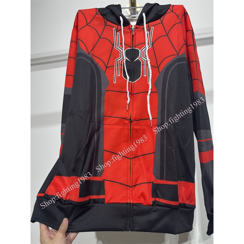 Áo Khoác Hóa Trang Người Nhện Kèm Mặt Nạ Hóa Trang Cho Nam