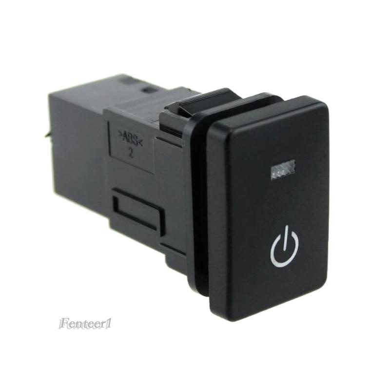 [Fenteer1] Công Tắc Khởi Động Xe Hơi 12V Có Đèn LED Xanh