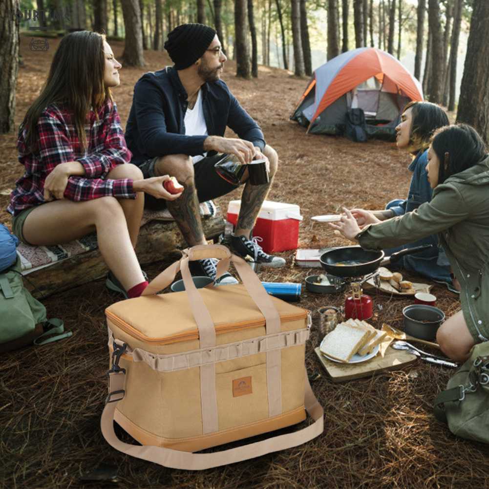 Túi Đựng Đồ Nướng BBQ Bằng Vải Oxford Bền Chống Nước Chống Trượt