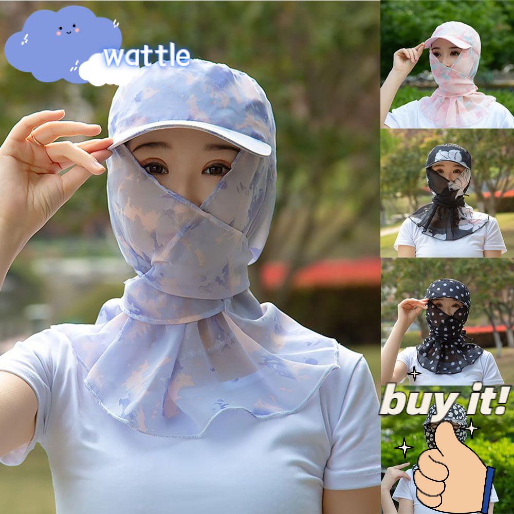 1 Mũ Bucket Thoáng Khí Bảo Vệ Mặt Và Cổ Tiện Dụng Khi Đi Xe Đạp