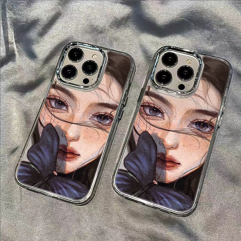 ✅Ốp Điện Thoại Dẻo Thiết Kế Đơn Giản Thời Trang Chống Sốc Cho iPhone12plus 14pro max / Beauty 8 7In Style 1113 G4D8