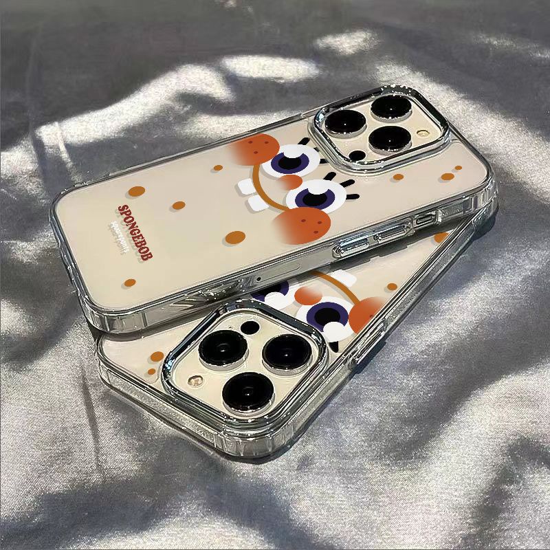 ✅Ốp Điện Thoại Mềm Chống Sốc Hình SpongeBob Cho Iphone plus max13 8 Iphone12In 14pro Simple 711