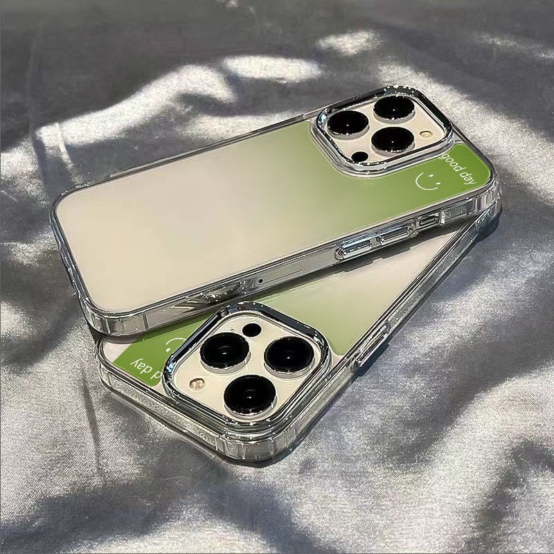 ✅Ốp Điện Thoại Mềm Chống Sốc Họa Tiết Mặt Cười Màu Gradient Cho Iphone 14pro 11In 128Max13 7 66FT