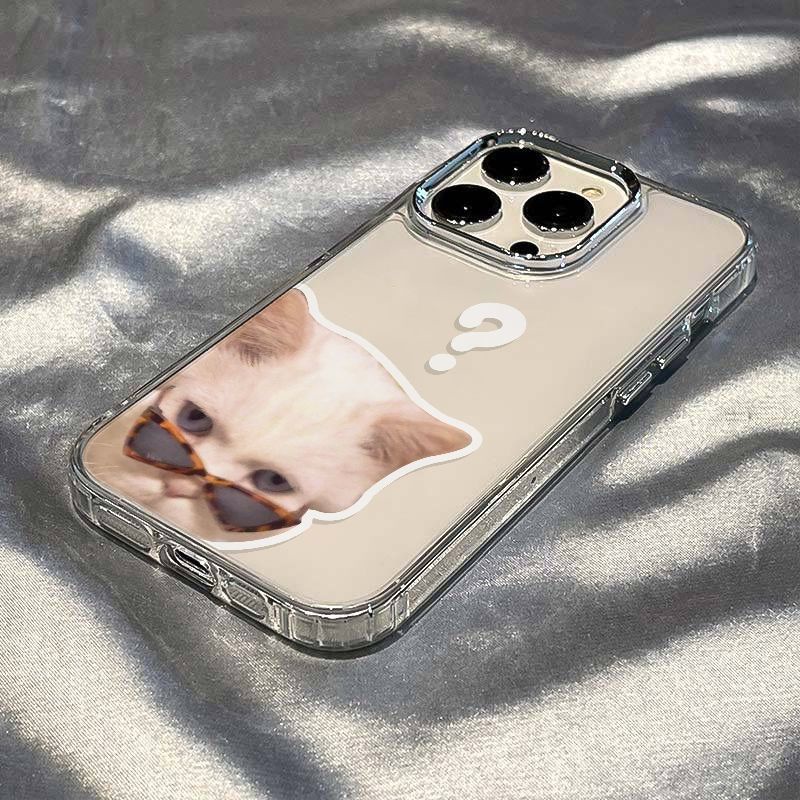 ✅Ốp Điện Thoại Mềm Chống Sốc Hình Mèo Trắng / 8In Cho Iphone12 11xs13 14promax7 4ZF5