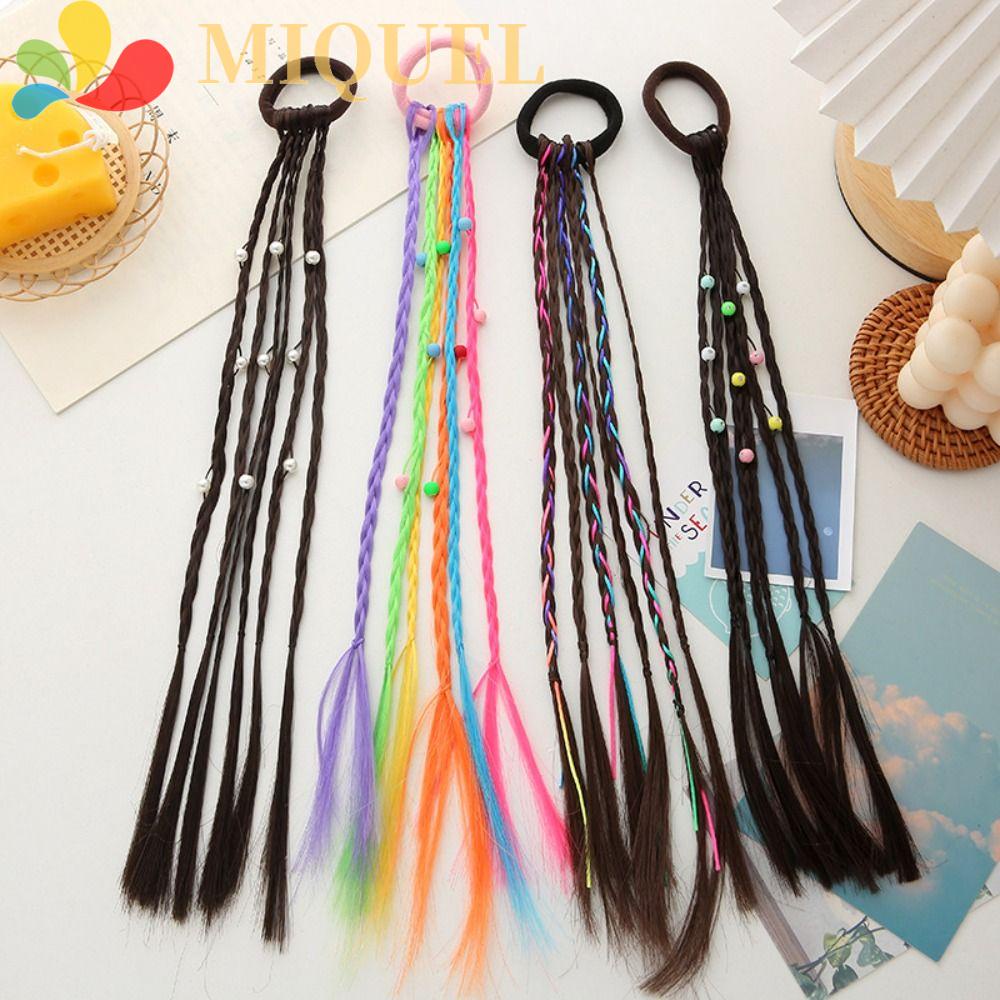 Tóc Giả Thắt Bím Bằng Sợi Chịu Nhiệt Chất Lượng Cao Ngọt Ngào Cho Bé Gái