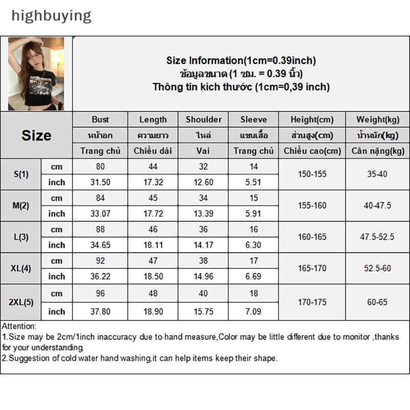 Áo Thun Lửng Ngắn Tay Cổ Tròn In Họa Tiết Kiểu Retro Mỹ Cho Nữ
