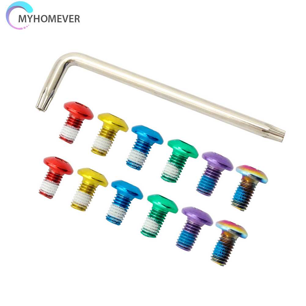 Bộ 12 Ốc Vít T25 M5x9mm Cho Đĩa Phanh Xe Đạp