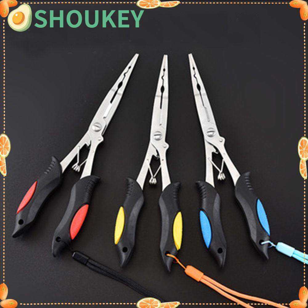 Kìm Gỡ Lưỡi Câu Cá Bằng Thép Không Gỉ Tay Cầm Nhựa Đa Năng SHOUKEY