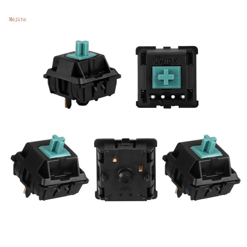 Set 5 Công Tắc Tuyến Tính T1 Nylon 5Pin Cho Bàn Phím Cơ Loe 67g Mạ Vàng