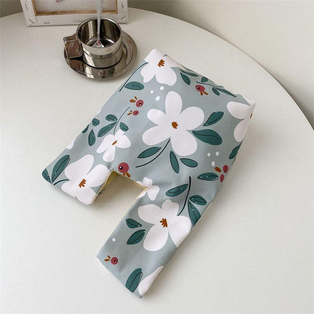 FALLFORBEAUTY Túi Xách Tay Bằng Nylon Họa Tiết Hoa Lá Thanh Lịch Phong Cách Hàn Quốc Cho Nữ