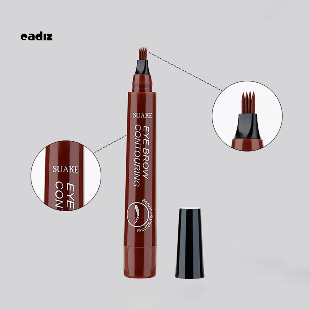 Bút Kẻ Mày Đầu 4 Ngạnh Cho Nét Vẽ Mềm Mại Tự Nhiên Dễ Sử Dụng