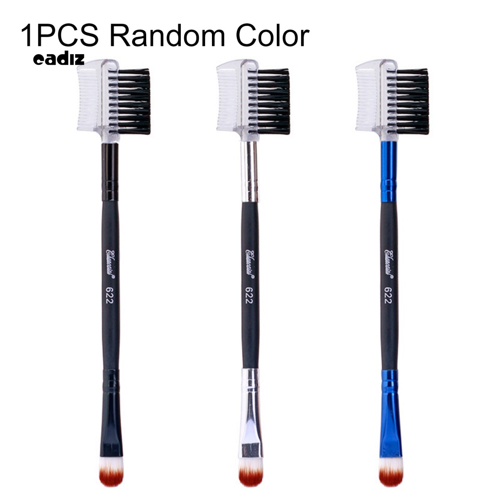 Lược Chải Lông Mi / Lông Mày Hai Đầu Bằng Gỗ CADI 14cm Kích Thước Nhỏ Gọn Dành Cho Bạn Nữ