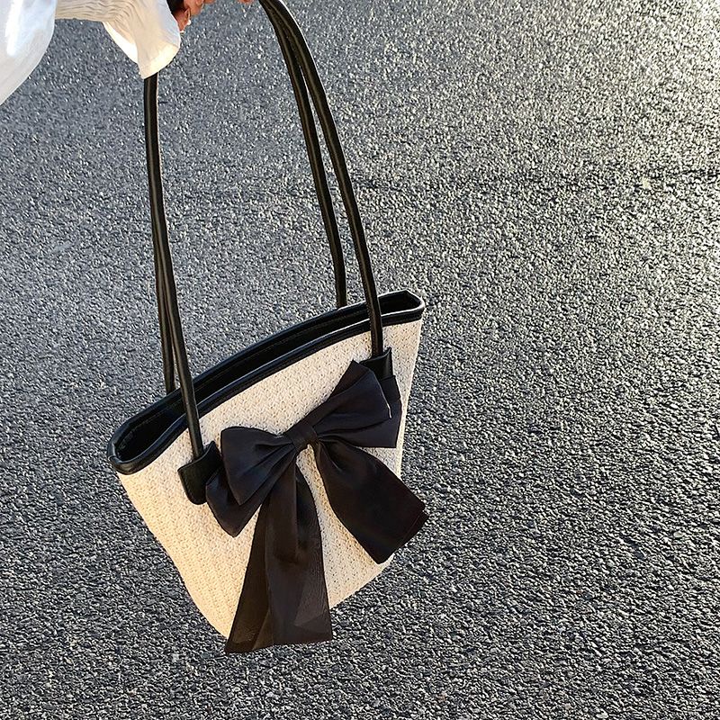 Túi Cói Đeo Vai Sức Chứa Lớn Mẫu Mới 2023 Thời Trang Mùa Hè Cho Nữ