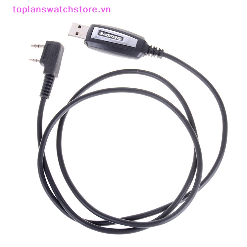 1 Bộ Dây Cáp Lập Trình USB 2Pin Kèm Đĩa Phần Mềm CD Phần Mềm Dành Cho Radio Baofeng UV-5R BF-888S