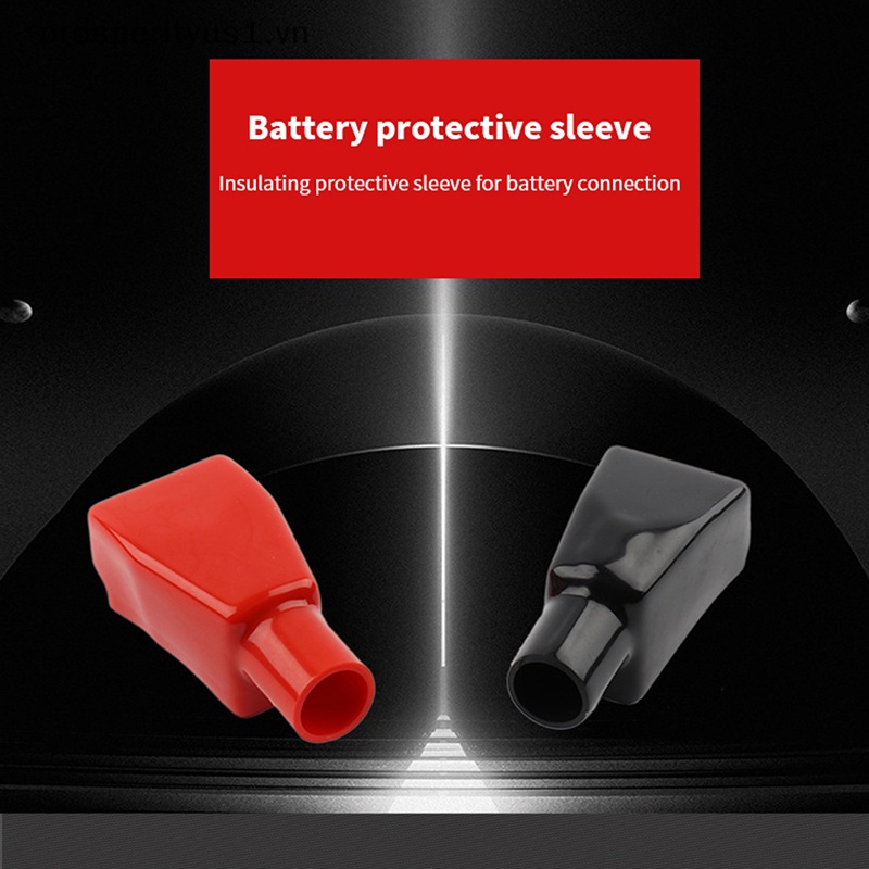 1 Cặp Đầu Bọc Bảo Vệ Cột Cực Tím Và Cần Kẹp Cực Dương [VN]