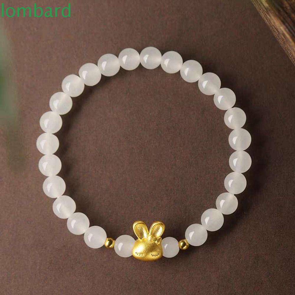 Vòng Tay Thời Trang Đính Đá Mắt Mèo / Thỏ Dễ Thương Cho Nữ|Vòng Tay Dây Thừng Thiết Kế Xinh Xắn Cá Tính