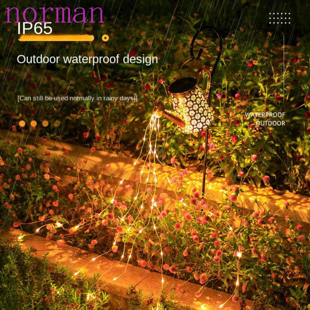 Norman Đèn LED Dạng Lồng Rỗng Nhiều Màu Sắc Sử Dụng Năng Lượng Mặt Trời