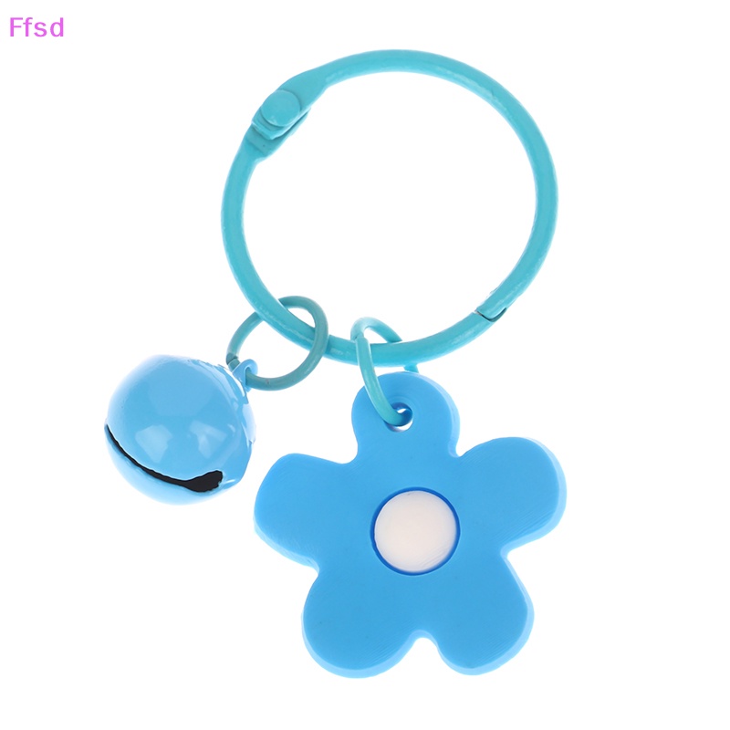 {Ffsd} Móc Chìa Khóa Hình Hoa Nhỏ Nhiều Màu Sắc Phong Cách Hàn Quốc Dành Cho Nữ