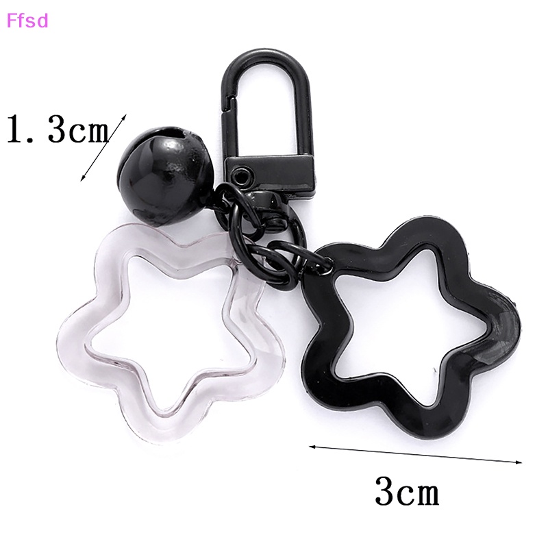 {Ffsd} Móc Khóa Hình Ngôi Sao Năm Cánh Màu Kẹo Ngọt Trang Sức Thanh Lịch Cho Nữ / Xe Hơi * Bán Chạy