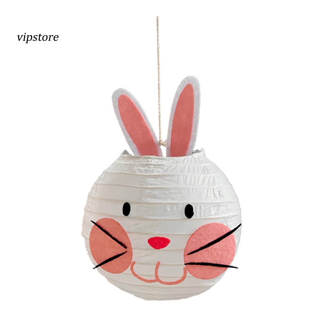 Lồng Đèn Giấy Treo Trang Trí Tiệc Hình Thỏ Dễ Thương