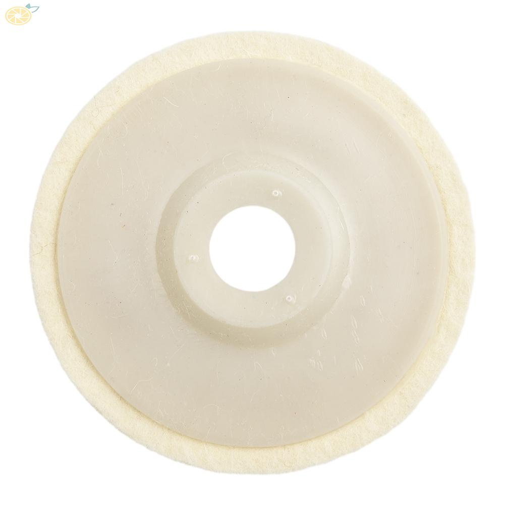 【VARSTR】4 Piece Set of 5 Inch Wool Polishing Wheels for Stainless Steel Copper and Aluminum