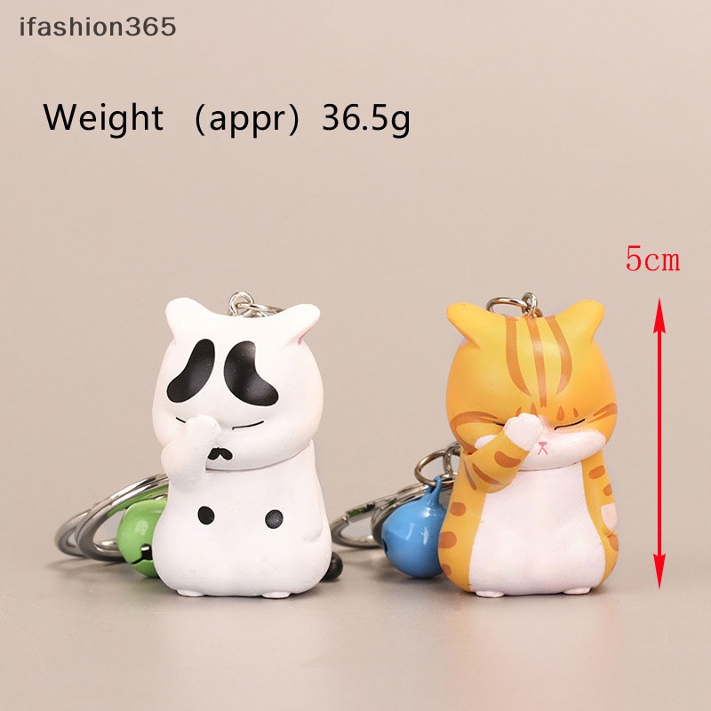 Móc Khóa Hình Mèo Chubby Dễ Thương ifashion365