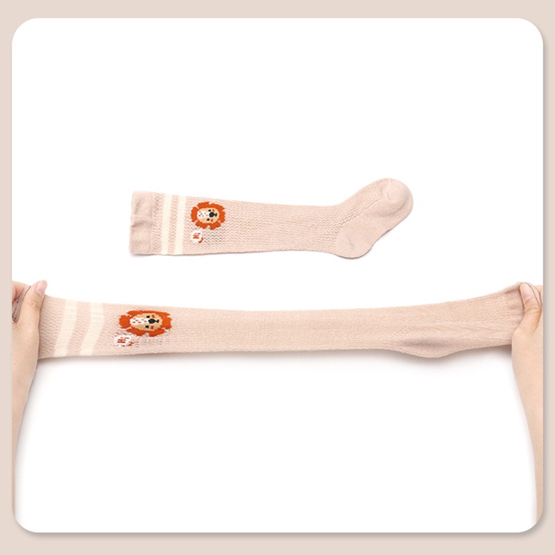 Vớ Cotton Lưới Mỏng Dài Qua Gối Chống Muỗi Dành Cho Bé Sơ Sinh