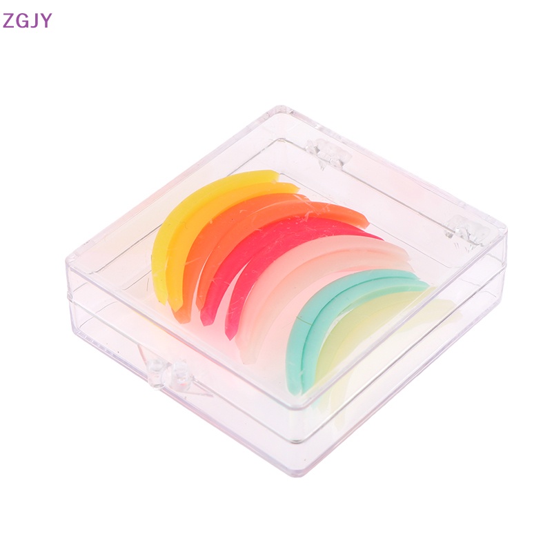Set 6 Cặp Đệm Silicone Nhiều Màu Hỗ Trợ Uốn Cong Lông Mi Mới
