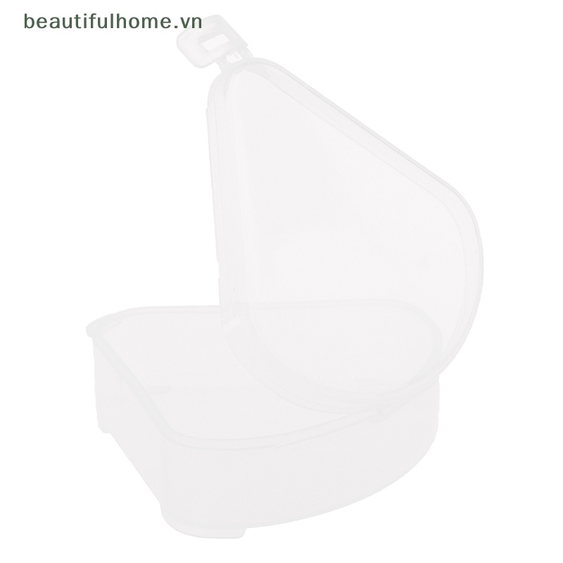 Túi Đựng Mút Trang Điểm Trong Suốt Hình Tam Giác Tiện Dụng