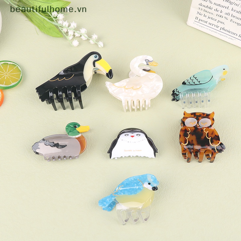 Kẹp Tóc Móng Vuốt Hình Chim Công Dễ Thương Cho Chim Vẹt