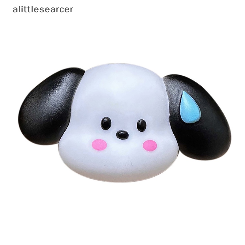 Miếng Dán Silicon Hình Chú Chó Hoạt Họa 3D Dễ Thương Trang Trí Túi Nước / Máy Tính / Điện Thoại / Dép / Đồ Chơi Trẻ Em