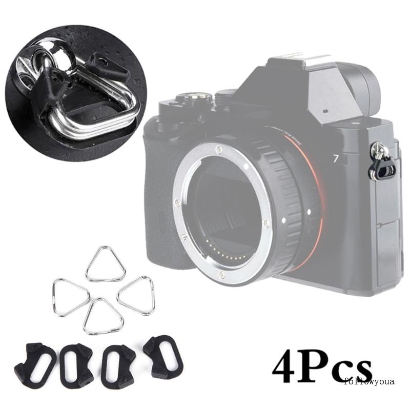 Set 4 Móc Dây Đeo Vai Hình Tam Giác Cho Máy Ảnh