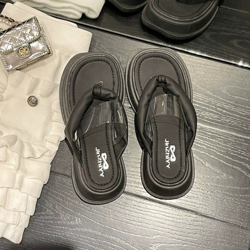 C＆S dép sandal nữ 5cm dép đi biển dép đế cao giày sandal Thoải Mái Xinh Xắn 230628