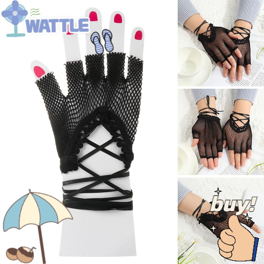 Găng Tay Ren Hở Ngón Phong Cách Lolita