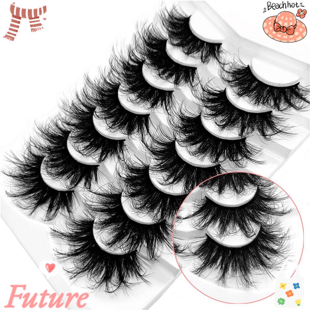 Set 7 Cặp Lông Mi Giả Mềm Handmade Không Cần Keo Dán Tiện Lợi