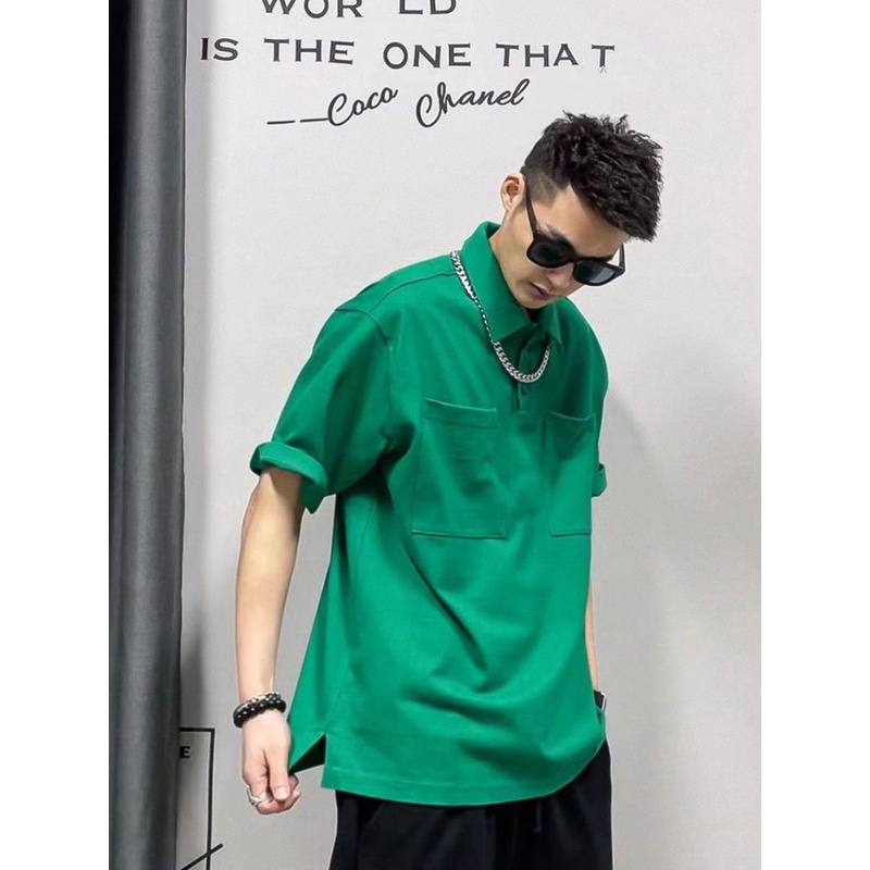 Áo Thun POLO Tay Ngắn Cỡ Lớn 150kg Thời Trang Mùa Hè Hàng Mới Dành Cho Nam