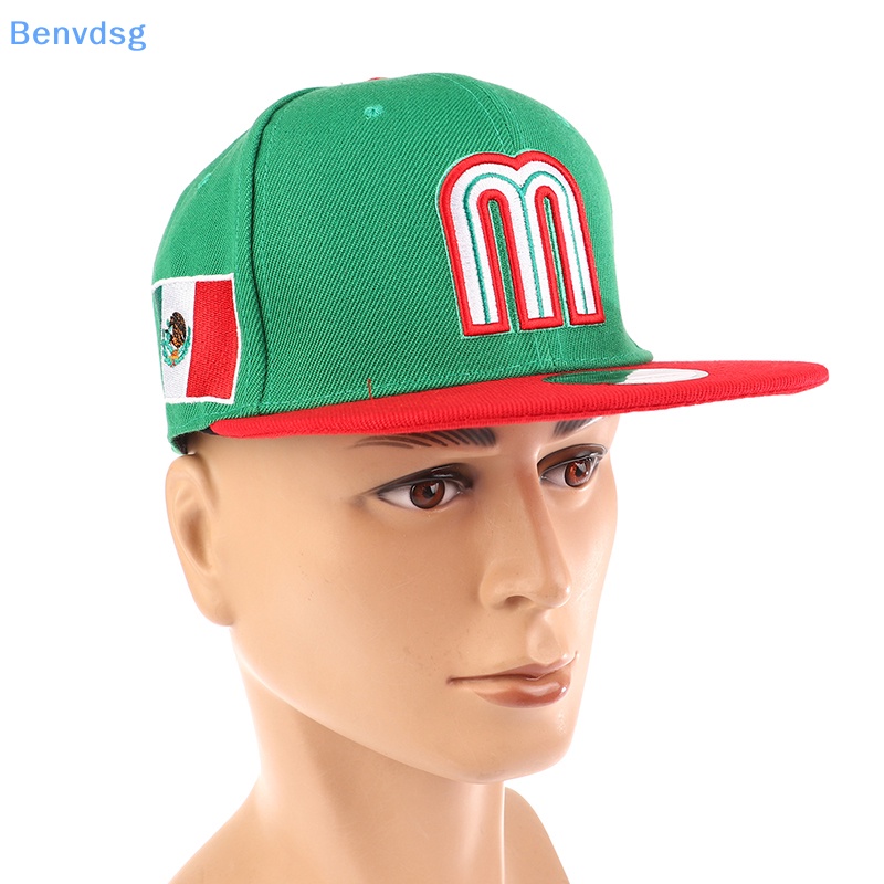 Benvdsg &gt; Mũ Lưỡi Trai Vành Phẳng Chống Nắng Màu Đỏ / Đen Phong Cách Hip Hop Cho Nam