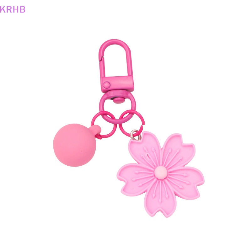 Móc Khóa Quả Cầu Sơn Hoạt Hình Nhiều Màu Sắc Dễ Thương Dùng Trang Trí Túi Đựng Tai Nghe / Quà Tặng Mới