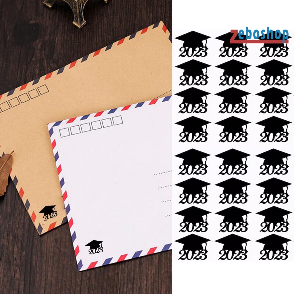 Bộ 5 / 10 Miếng Dán Biểu Tượng Chúc Mừng Lễ Tốt Nghiệp Năm 2023