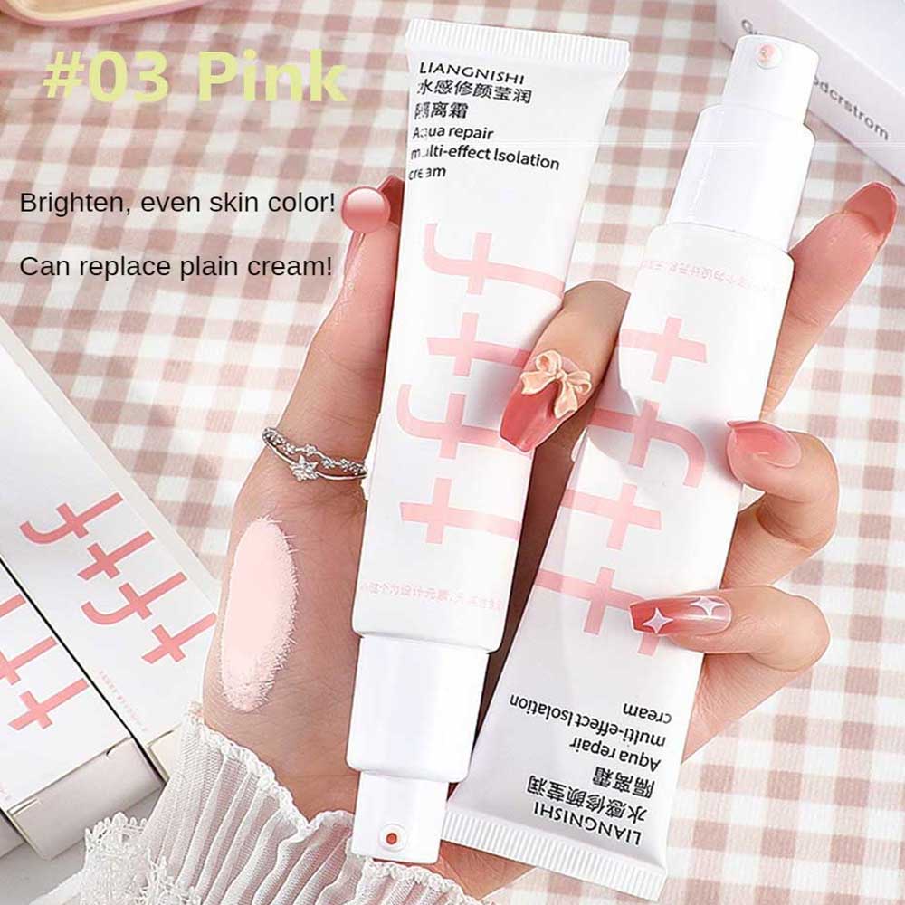 Liangnishi Cô Lập Kem Trang Điểm Dưỡng Ẩm Làm Sáng Màu Da Che Khuyết Điểm Lâu Dài Chống Nước Sáng Mỹ Phẩm DIRE