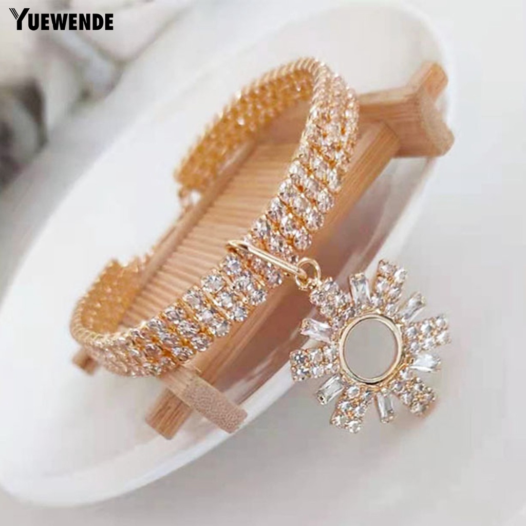 Vòng Cổ Đính Đá Sáng Bóng Thanh Lịch Cho Thú Cưng YQ.E